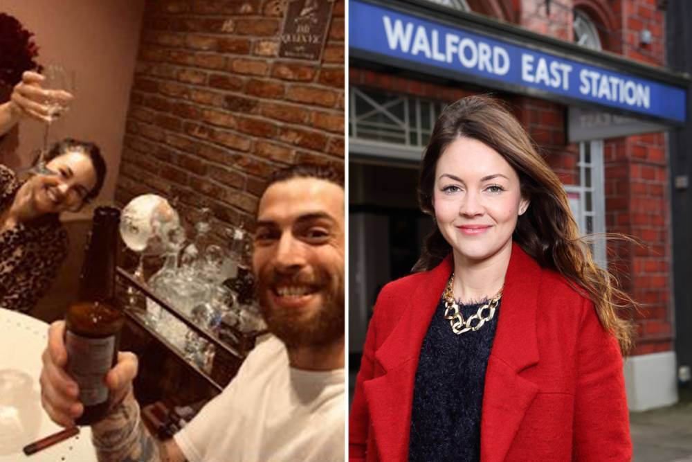 queen Vic - EastEnders star Lacey Turner’s husband builds fake Queen Vic pub for her to celebrate her birthday - thesun.co.uk