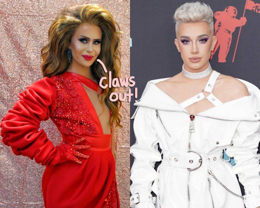 James Charles Gets Into Messy Fight With Drag Race Star Trinity ‘The Tuck’ Taylor Over ‘Having A Fat Ass’! - perezhilton.com