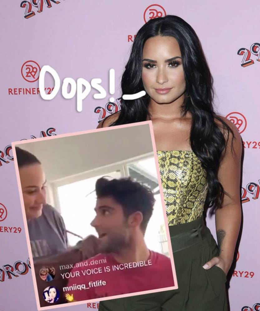 Max Ehrich - Demi Lovato Accidentally Crashes New BF Max Ehrich’s Instagram Live & Puts Their Budding Romance On Display! - perezhilton.com