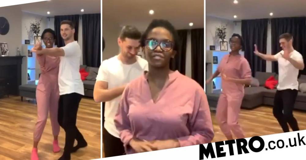 Karen Hauer - Marius Iepure - Strictly’s Oti Mabuse reveals making free dance classes with husband during lockdown has been ‘special’ - metro.co.uk