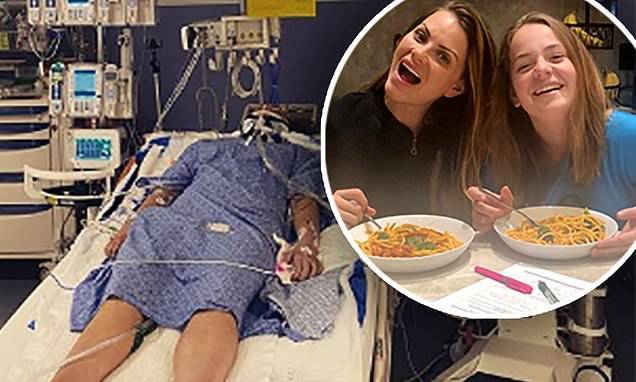 Bachelor star Michelle Money reveals her daughter is on life support after skateboarding accident - dailymail.co.uk