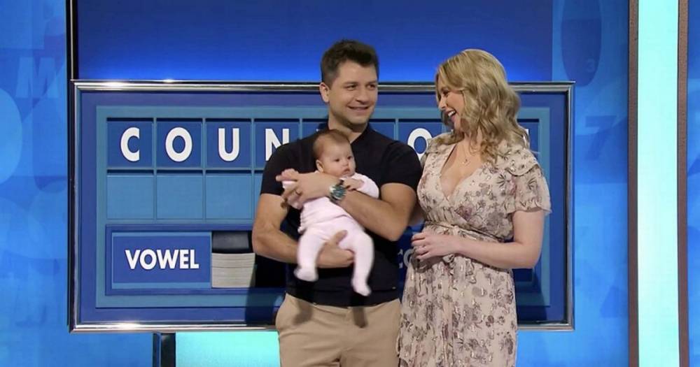 Rachel Riley - Maven Aria - Pasha Kovalev - Rachel Riley and Pasha Kovalev introduce baby daughter Maven Aria to her Countdown co-stars - ok.co.uk