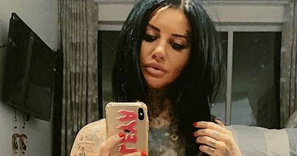 Jemma Lucy's boobs steal show as she spills out of string bikini from all angles - dailystar.co.uk