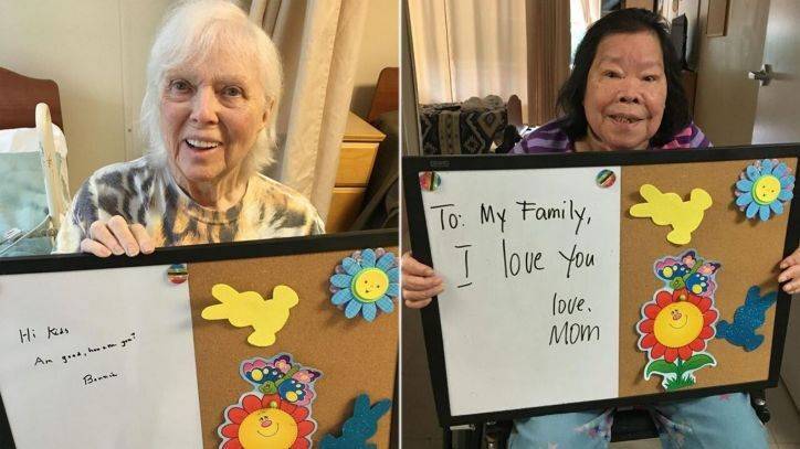 Washington nursing home residents lift spirits amid COVID-19 lockdown with notes to families - fox29.com - city Seattle - Washington - state Washington