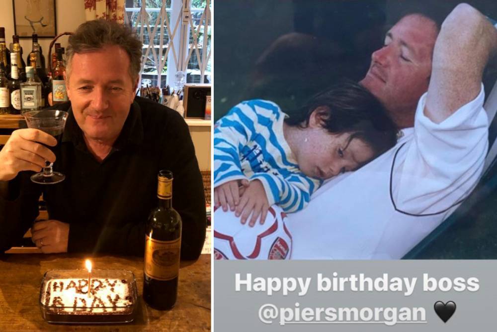 Piers Morgan - Piers Morgan’s youngest son Bertie shares sweet unseen throwback for his famous dad’s birthday - thesun.co.uk