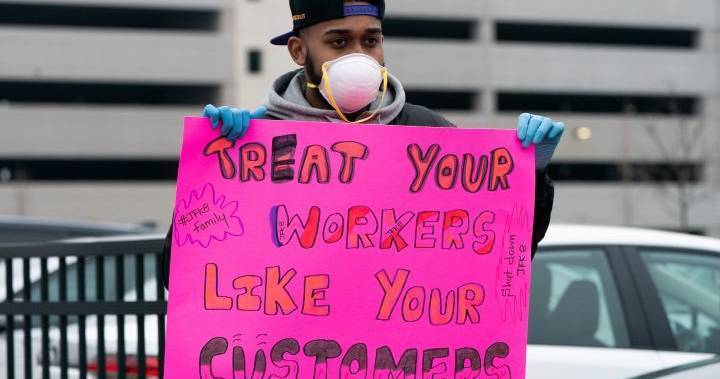 Some U.S. Amazon, Instacart workers go on strike over coronavirus safety concerns - globalnews.ca - Usa - state New York - county Island - city Staten Island, state New York