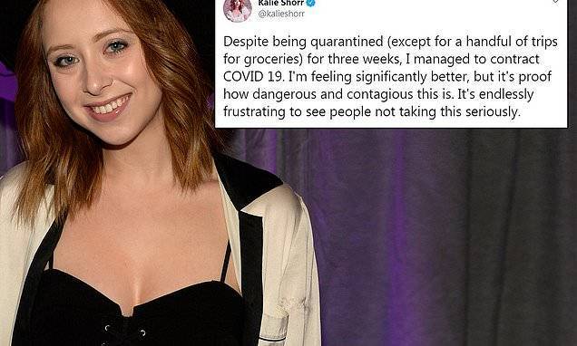 Kalie Shorr - Country singer Kalie Shorr, 25, reveals 'absolutely miserable' experience with coronavirus - dailymail.co.uk