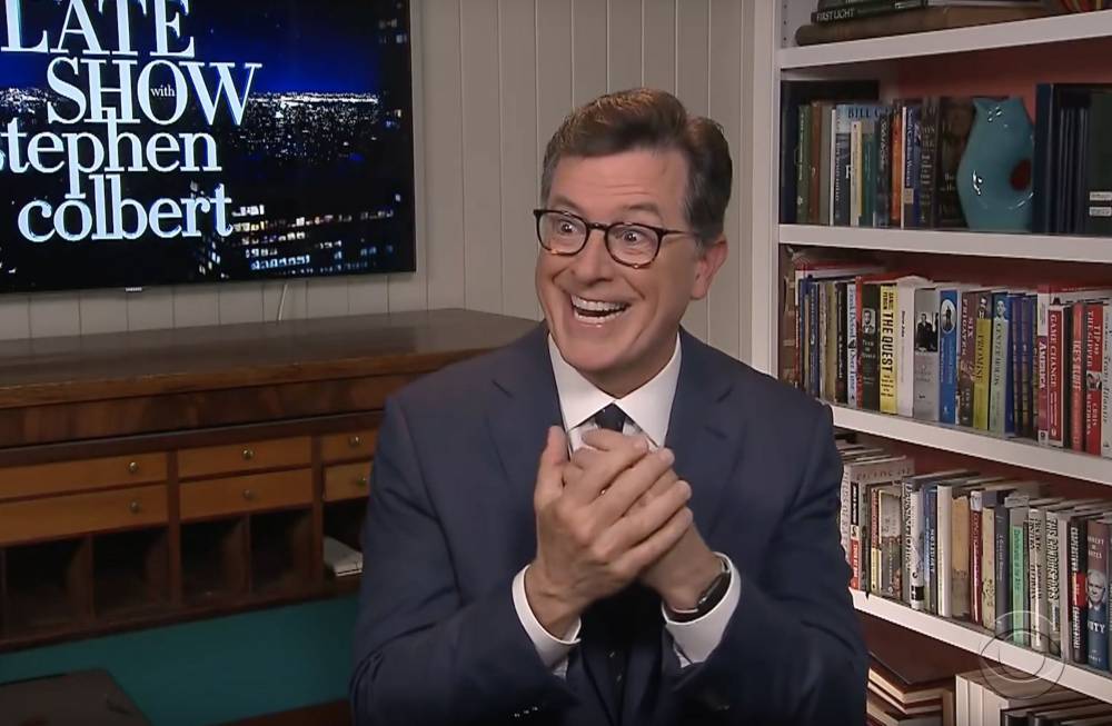 Stephen Colbert - Stephen Colbert Gives Viewers Stuck At Home A Coronavirus Pep Talk - etcanada.com - Usa