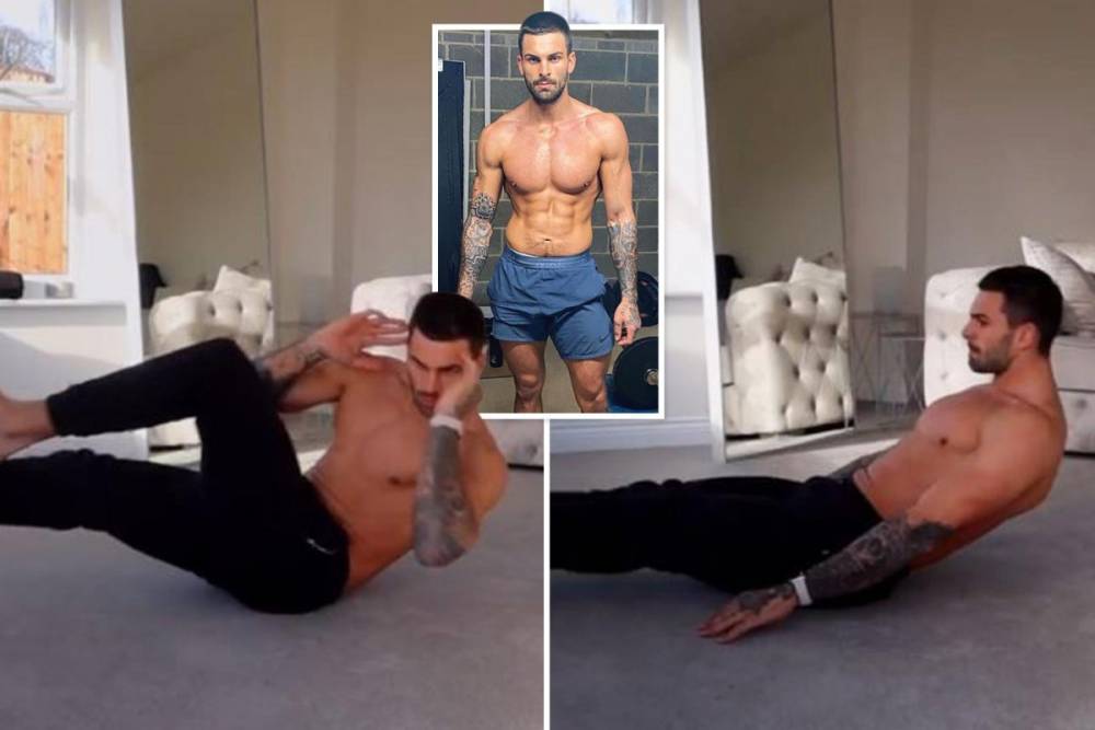 Love Island’s Adam Collard excites fans with ‘cheese grater’ abs and huge bulge in instagram exercise video - thesun.co.uk