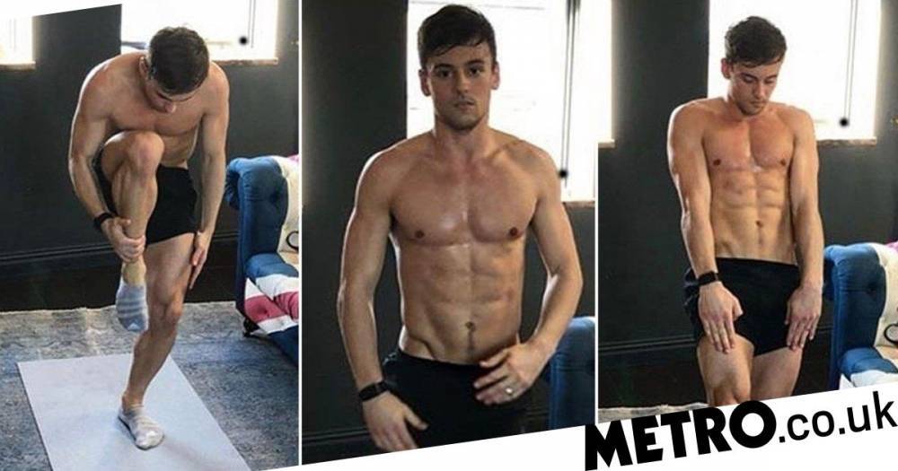 Tom Daley - Tom Daley takes on Joe Wicks as he shares home workouts as Olympics is postponed - metro.co.uk - Britain - city Tokyo