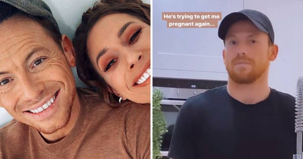 Stacey Solomon - Joe Swash - Stacey Solomon jokes about Joe Swash getting her pregnant as she lusts over his cleaning skills - ok.co.uk - Britain