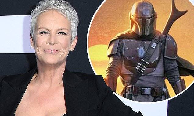 Laura Dern - Pedro Pascal - Jamie Lee Curtis is 'seen on the set of The Mandalorian' - dailymail.co.uk