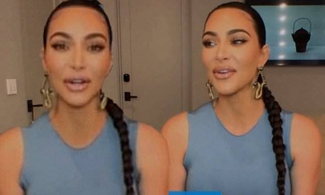Kim Kardashian - Kim Kardashian reveals her factories are 'exploring how to make medical-grade masks' - dailymail.co.uk