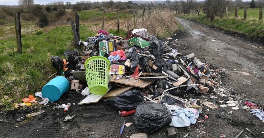 Sean Fielding - 'Selfish idiots' blasted after dumping this disgraceful mess during lockdown - manchestereveningnews.co.uk - county Lane - county Oldham