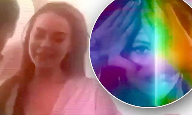 Lindsay Lohan - Lindsay Lohan teases music comeback with a video teaser as she WIPES her Instagram feed: 'I'm back!' - dailymail.co.uk