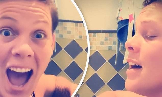 Pink lifts spirits as she sings moving gospel song to her son Jameson during bath time - dailymail.co.uk