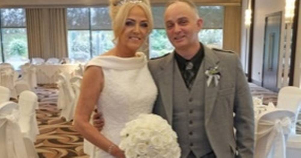 Larkhall mum was walked down the aisle by stem cell donor who saved her life - dailyrecord.co.uk