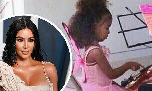 Kim Kardashian - Kim Kardashian looks back at simpler times as she shares throwback of three-year-old North - dailymail.co.uk