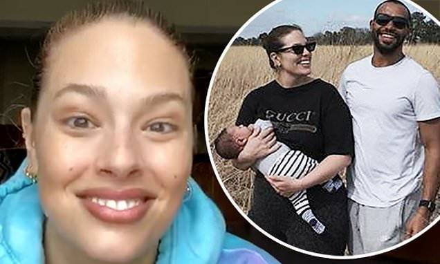 Ashley Graham - Ashley Graham says the 'silver lining' to coronavirus is she now has time to spend with son - dailymail.co.uk