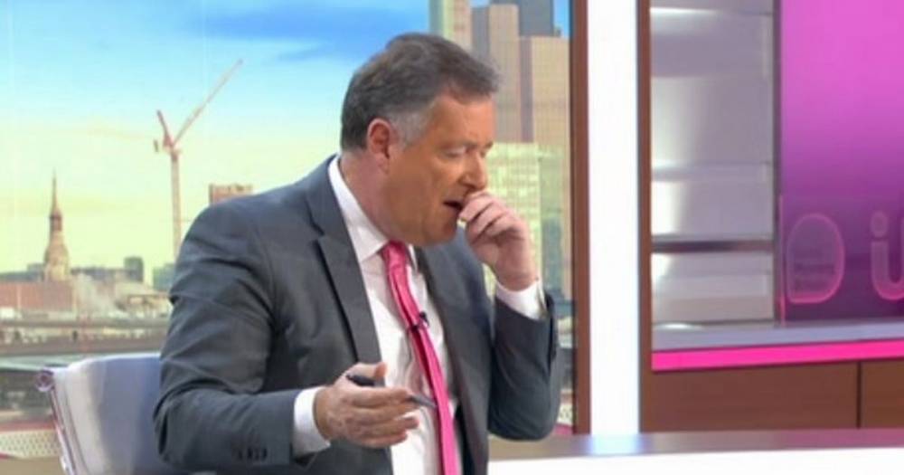 Susanna Reid - Piers Morgan - Kevin Maguire - Andrew Pierce - Piers Morgan says youngest son has coronavirus symptoms after coughing live on air - mirror.co.uk - Britain