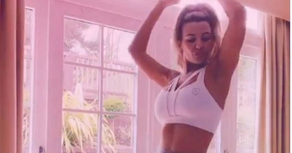 Christine Macguinness - Paddy Macguinness - Christine McGuinness flashes super toned abs with sexy dance workout in isolation - mirror.co.uk