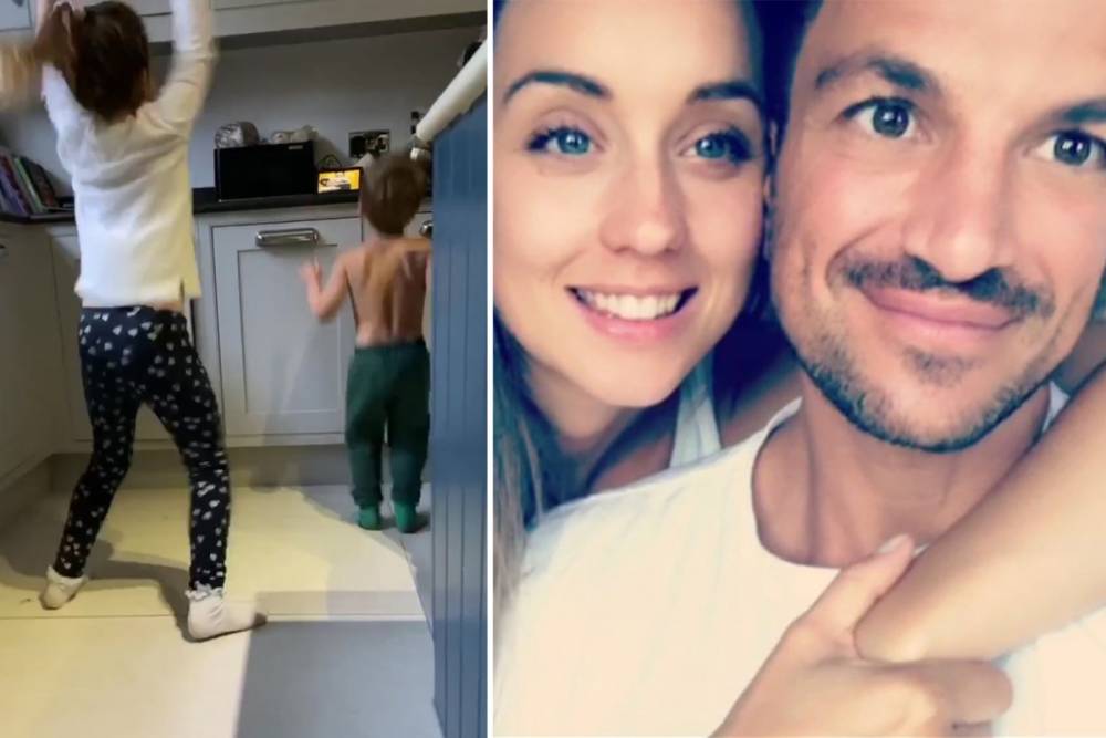 Elton John - Peter Andre - Peter Andre shares adorable video of Theo and Amelia dancing to Elton John as he homeschools them - thesun.co.uk