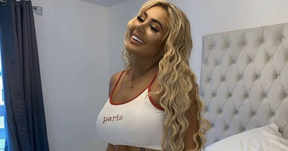 Chloe Ferry strips down to sheer lace thong in risqué bedroom display - dailystar.co.uk - Britain