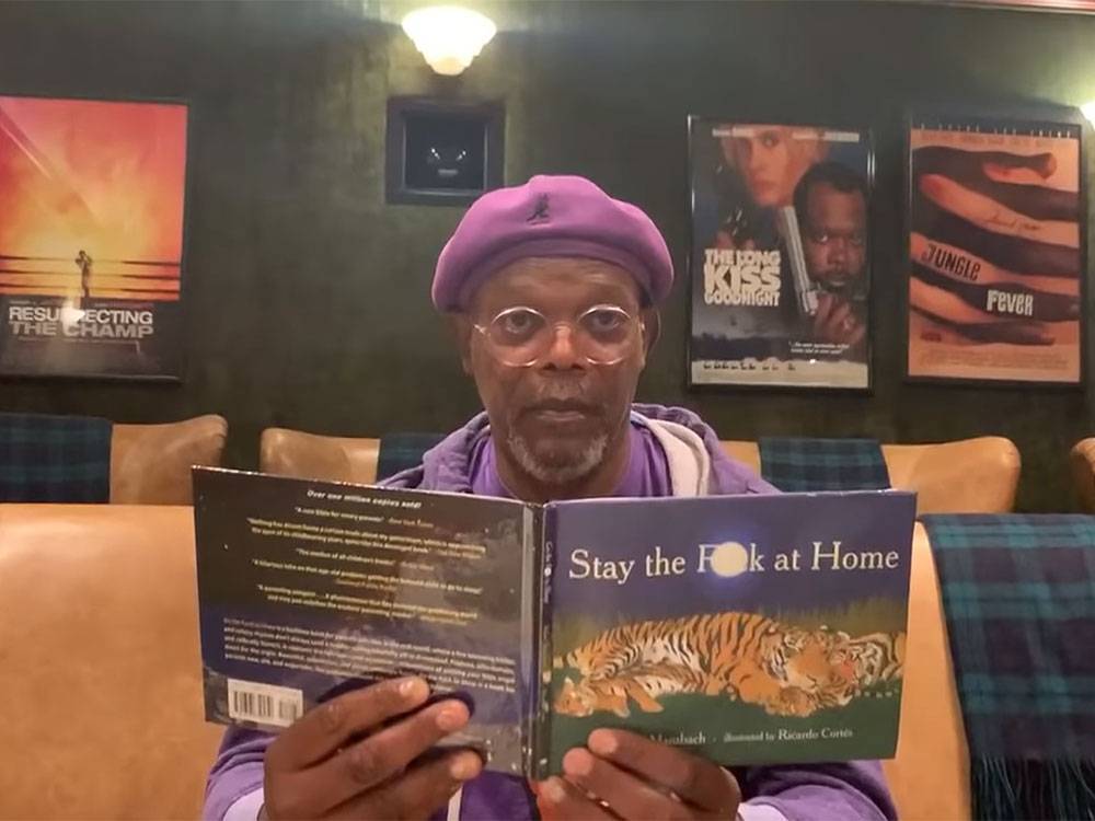 Samuel L.Jackson - Jimmy Kimmel Live - Adam Mansbach - Samuel L. Jackson urges 'motherf---ers' to 'stay the f--- at home' with bedtime story - torontosun.com - city Jackson