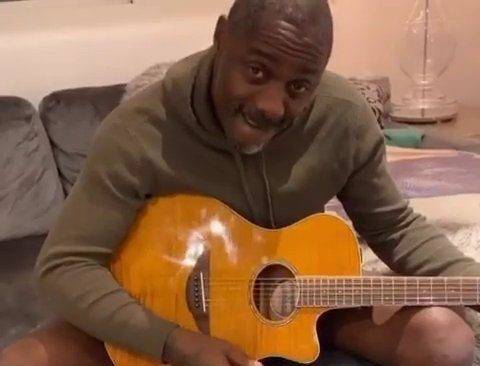 Idris Elba - Idris Elba plays guitar in his pants during coronavirus lockdown as he fights boredom with wife Sabrina - thesun.co.uk - Usa - Britain