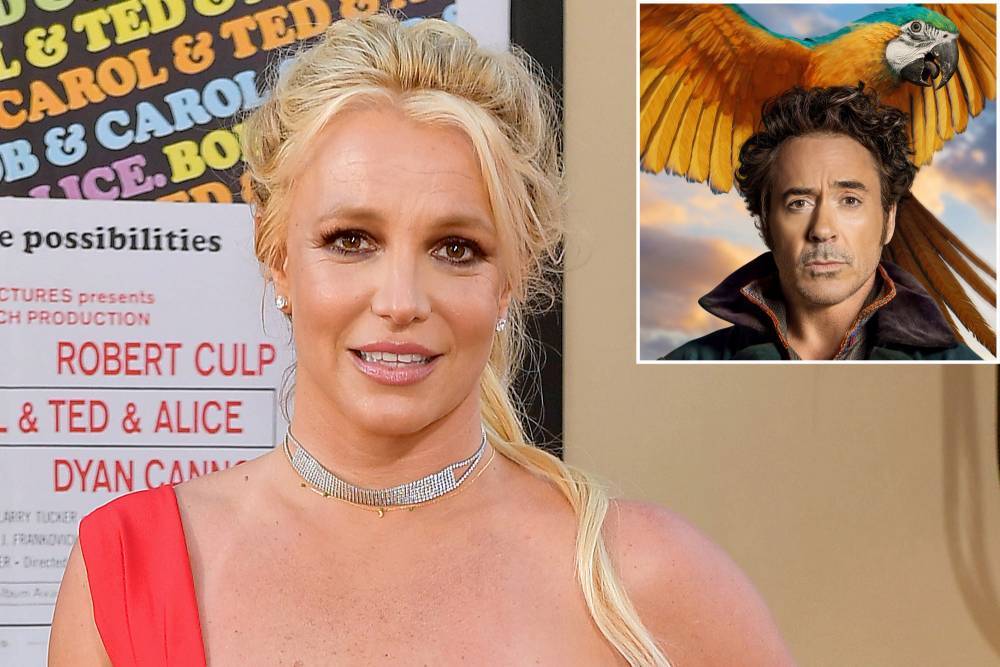 Britney Spears - Robert Downey-Junior - ‘Must see!!!’: Movie critic Britney Spears gushes over flop ‘Dolittle’ - nypost.com