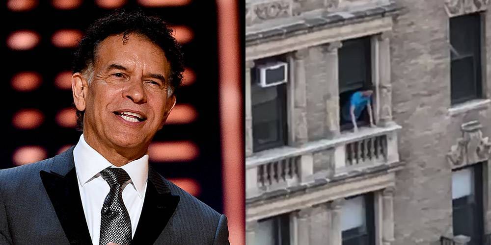 Broadway Star Brian Stokes Mitchell Sings 'The Impossible Dream' from His Apartment Window in NYC - Watch Video! - justjared.com - city New York