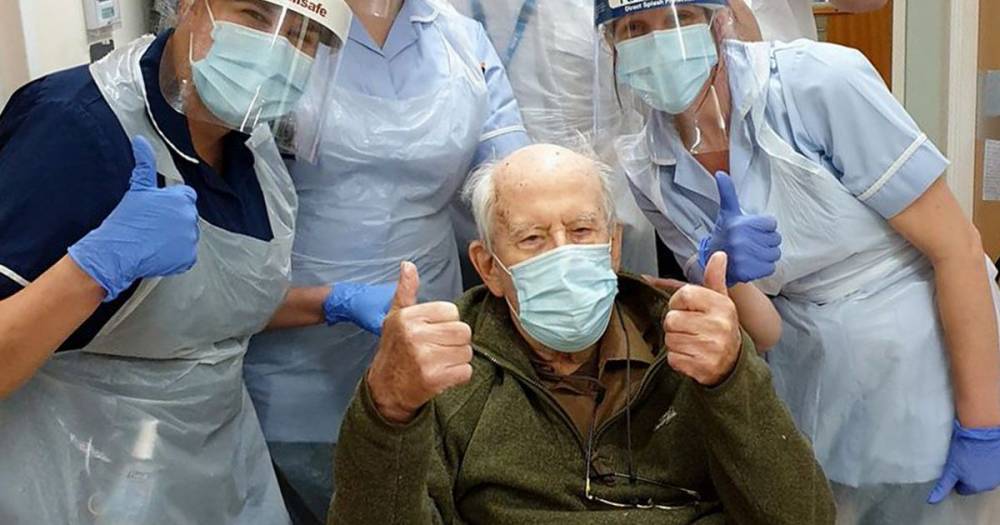 Grandad, 101, becomes oldest Brit to beat coronavirus after two weeks in hospital - mirror.co.uk - Britain