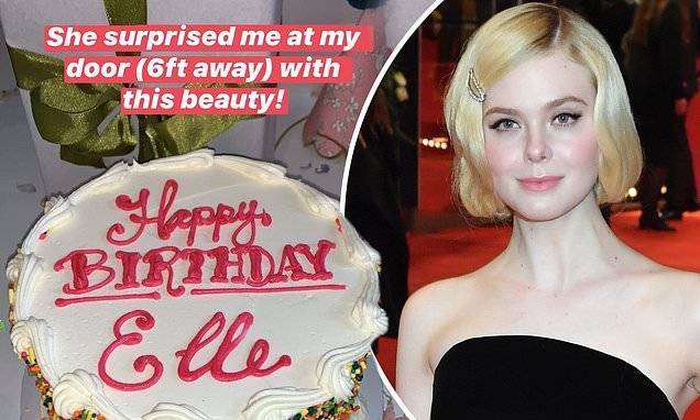 Elle Fanning celebrates turning 22 by sharing the elaborate birthday cakes she received on Instagram - dailymail.co.uk