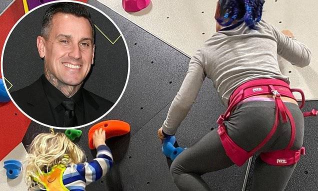 Carey Hart - Pink's husband Carey Hart, son Jameson, and daughter Willow partake in 'night time shenanigans' - dailymail.co.uk