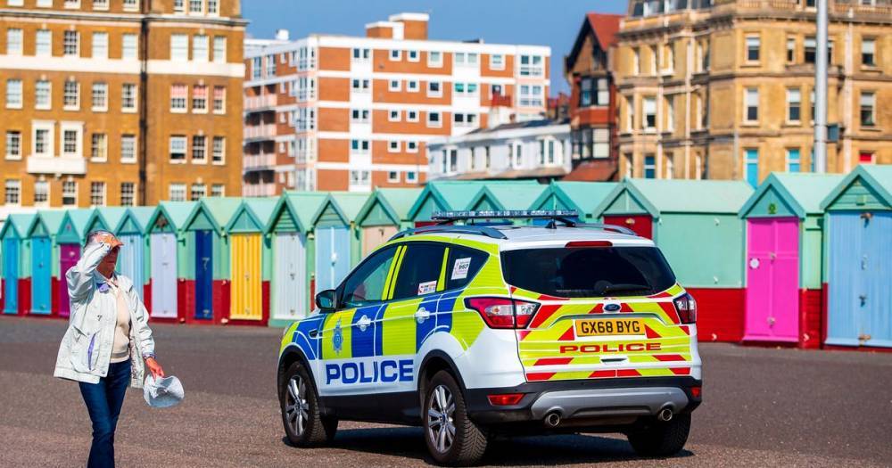 Military and police patrol UK beaches to enforce coronavirus lockdown at weekend - dailystar.co.uk - Britain - county Will