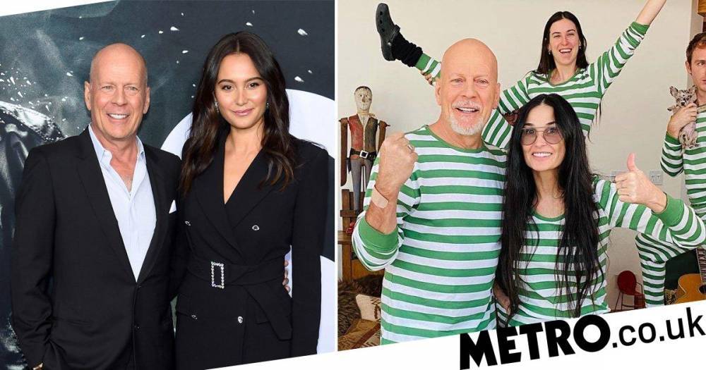 Bruce Willis - Bruce Willis’ wife Emma Hemings posts their first picture as a couple as he self-isolates with ex Demi Moore - metro.co.uk