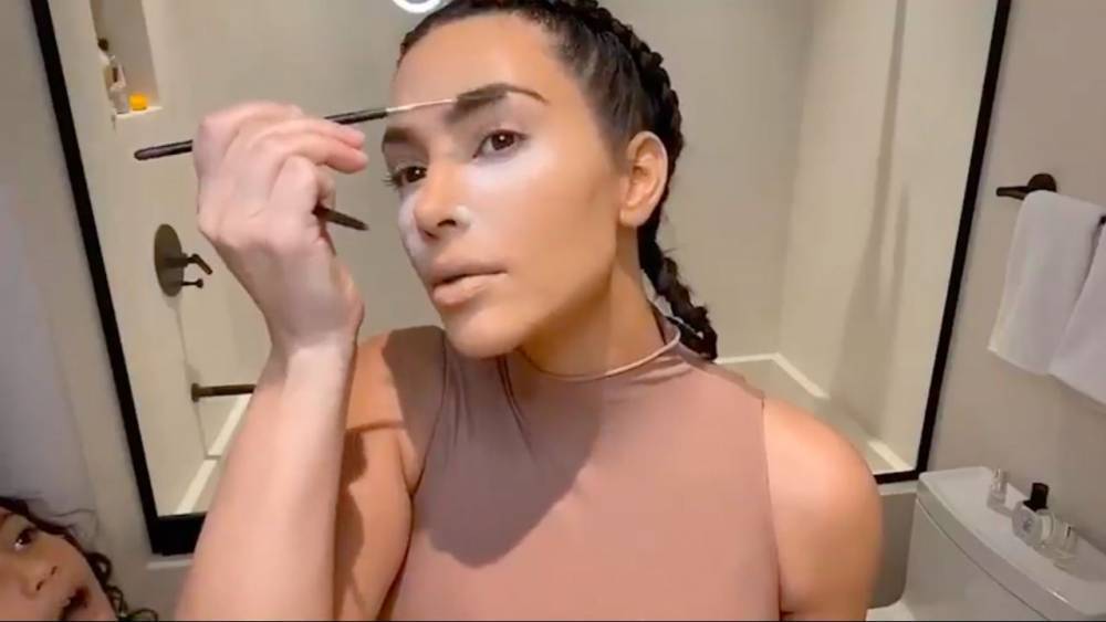 Can I (I) - North West - Kim Kardashian Says She's Hiding 'Because My Kids Will Not Leave Me Alone' and North Reacts - etonline.com