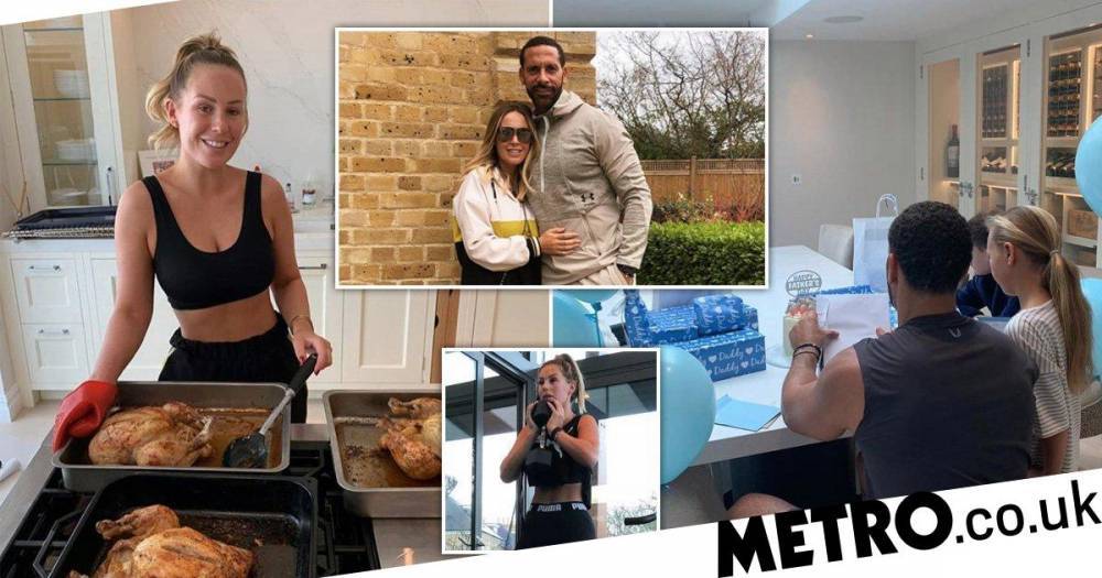 Rebecca Ellison - Kate Wright - Inside Kate and Rio Ferdinand’s huge family home complete with fancy high-tech gym where they’re self-isolating - metro.co.uk - county Essex