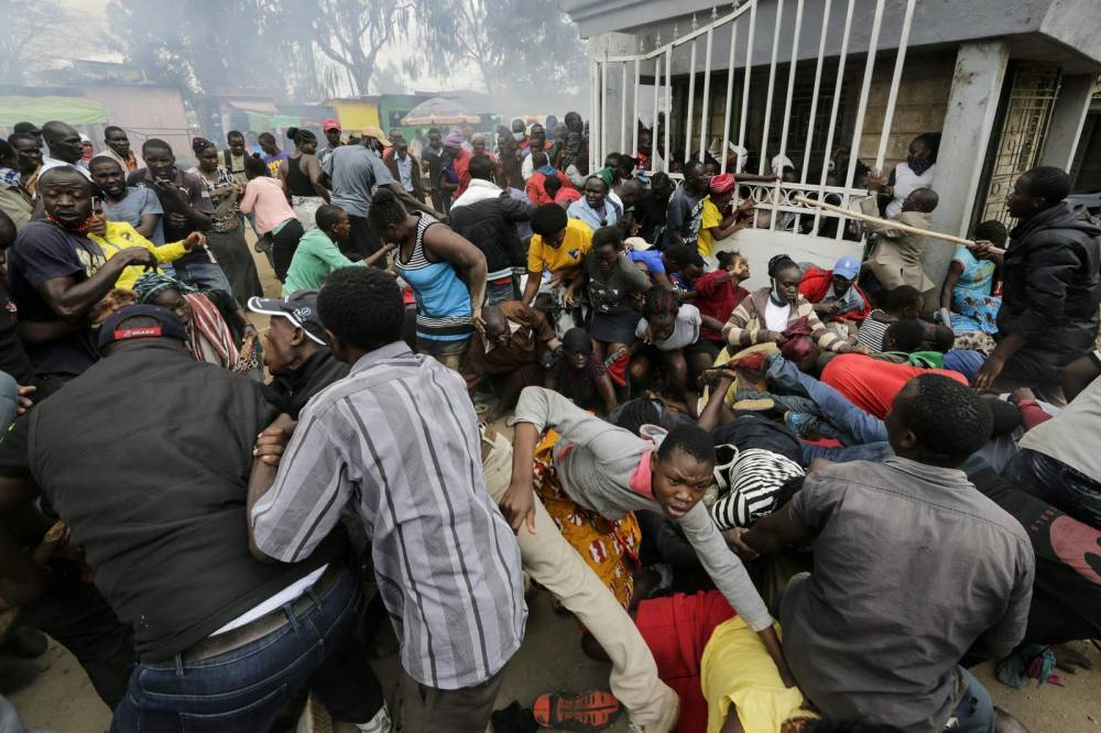 Stampede in Kenya as slum residents surge for food aid - clickorlando.com - Kenya - city Nairobi