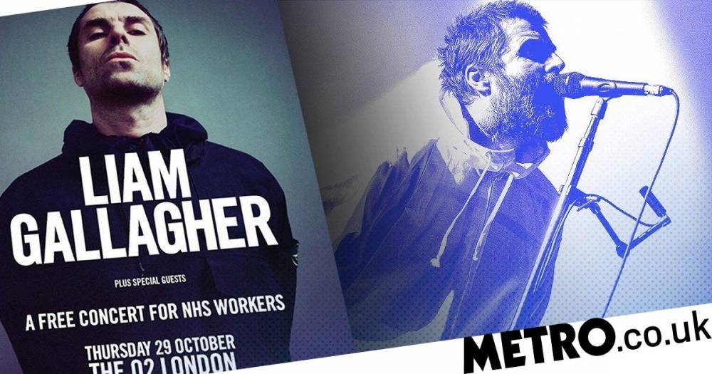 Liam Gallagher - Liam Gallagher is putting on free gig for ‘the incredible NHS and careworkers’ amid coronavirus pandemic - metro.co.uk