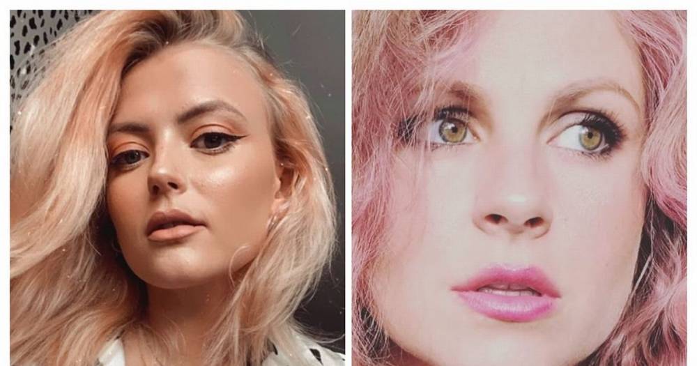 Tina Obrien - Lucy Fallon - Bethany Platt - Corrie stars Lucy Fallon and Tina O'Brien look gorgeous with ice cream coloured isolation hair - manchestereveningnews.co.uk - city London