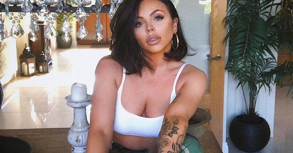 Chris Hughes - Jesy Nelson shows off cleavage in paper-thin top following Chris Hughes split - dailystar.co.uk
