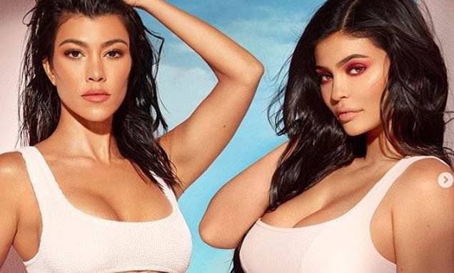 Kylie Jenner - Kylie Cosmetics - Kylie Jenner wishes Kim, Kourtney, Khloe and Kendall well on National Siblings Day - dailymail.co.uk - Usa