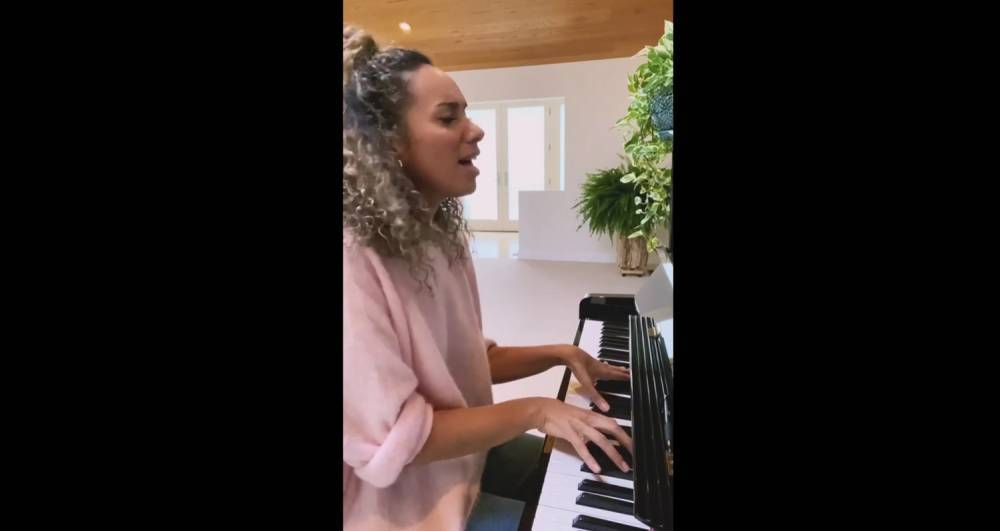 Leona Lewis - Leona Lewis Sings 'Better in Time' at Home to Remind Fans That Things Will Get Better (Video) - justjared.com