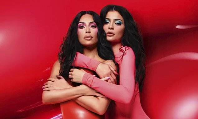 Kylie Jenner - Kim Kardashian - Kanye West - Kim Kardashian, 39, shares rare loving photo with billionaire makeup mogul sister Kylie Jenner - dailymail.co.uk