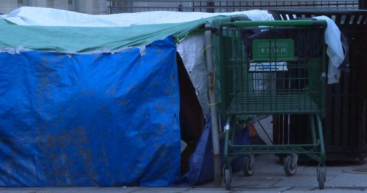 Coronavirus: Homeless building tents around Kingston City Hall - globalnews.ca - county Hall