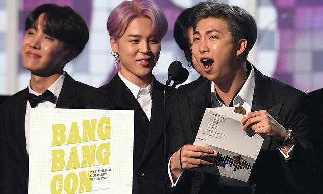 K-Pop sensation BTS announce plans for an at-home concert series after cancelling upcoming shows - dailymail.co.uk - South Korea