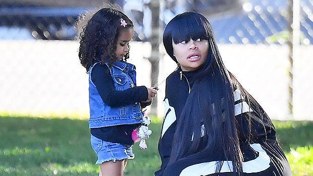 Blac Chyna - Dream Kardashian - Blac Chyna Dyes Daughter Dream’s Hair Blue With Kid-Friendly Coloring — See Sweet Pics - hollywoodlife.com