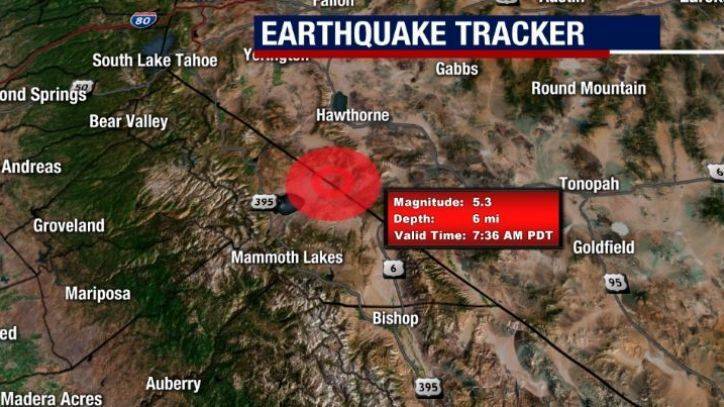 5.3 magnitude earthquake strikes near California-Nevada border - fox29.com - state California - state Nevada