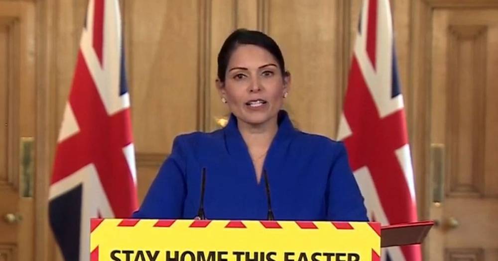 Priti Patel - Priti Patel says 'sorry if people think there have been PPE failings' after deaths - mirror.co.uk